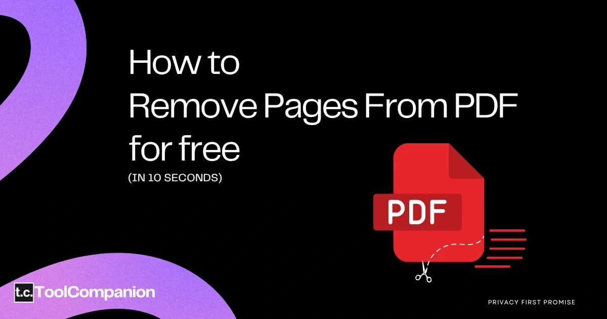 Preview image for How to Remove Pages from PDF for Free (in 10 Seconds)