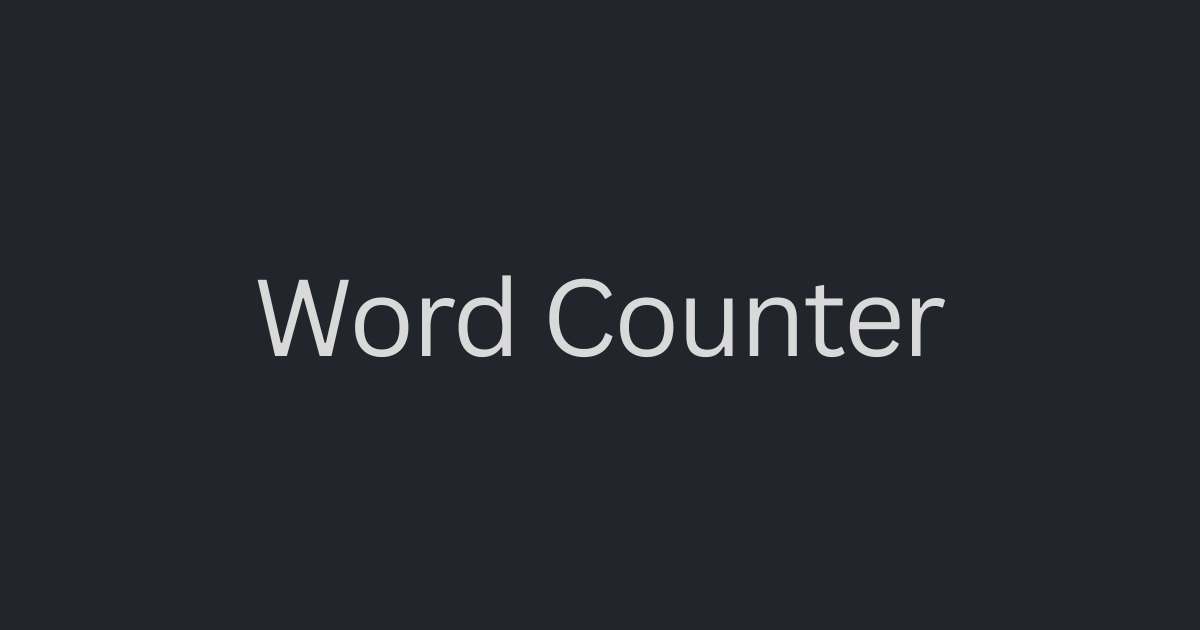 Word Calculator – Count Words & Characters Instantly